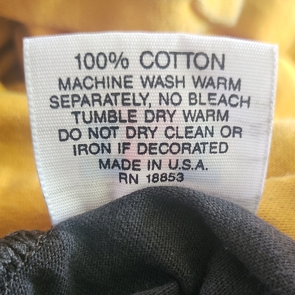 VTG Iowa Hawkeyes Hoodie T-Shirt TNT by Trau & Loevner XL USA Made - Picture 10 of 10